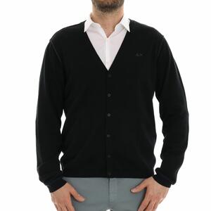 CARDIGAN BASIC SUN68 NERO